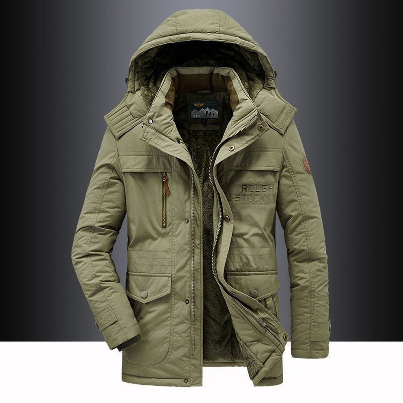 Parka d’hiver moderne pour homme avec capuche – Veste matelassée chaude et élégante