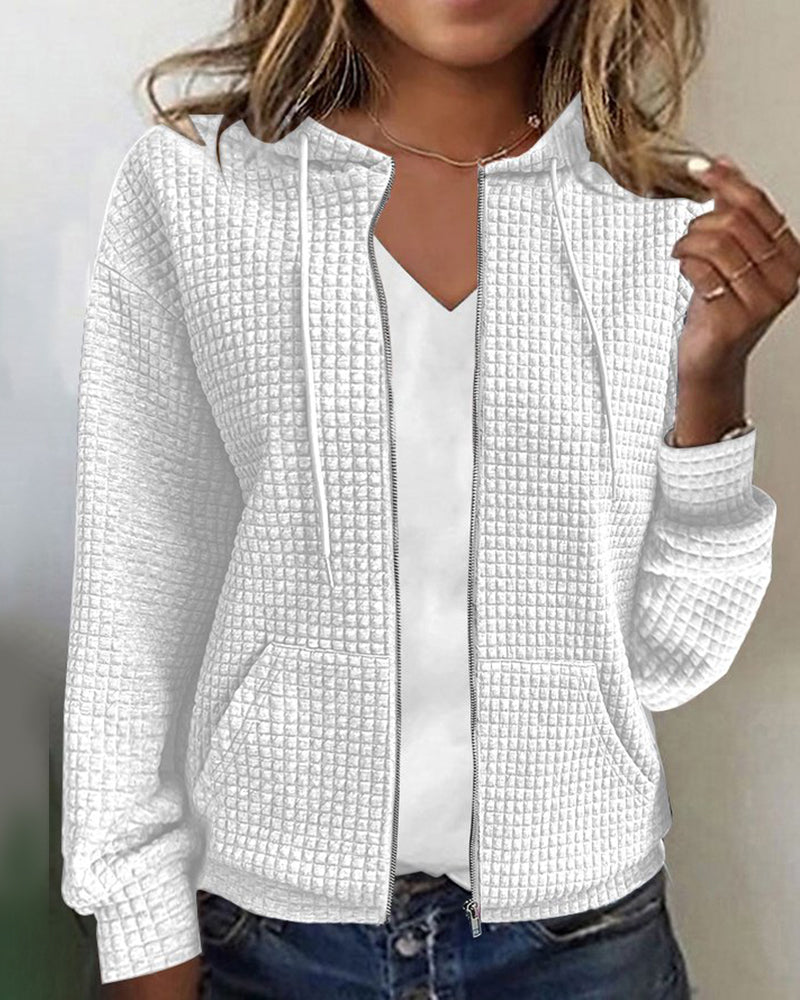 Veste Décontractée à Capuche  Style Moderne et Confort Absolu