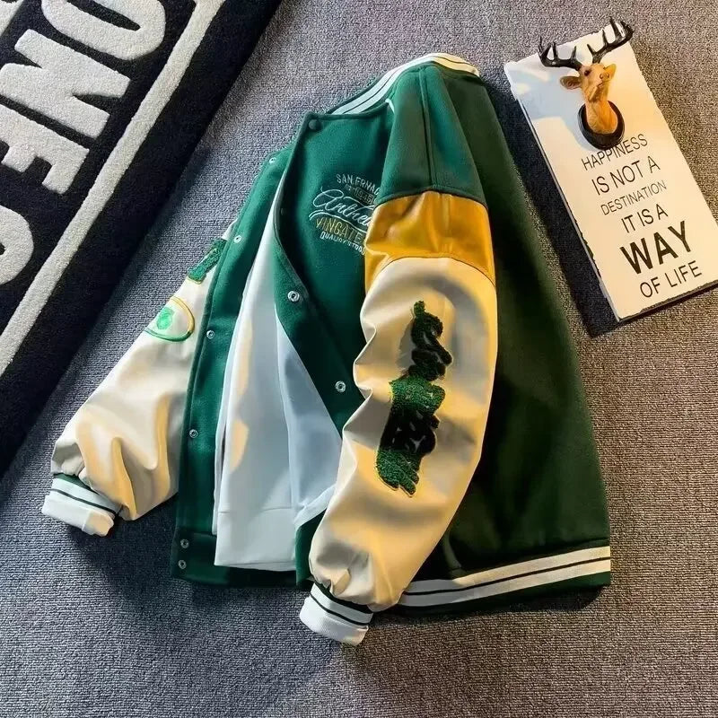 Blouson Varsity Homme Esprit Campus – Style Vintage Sport