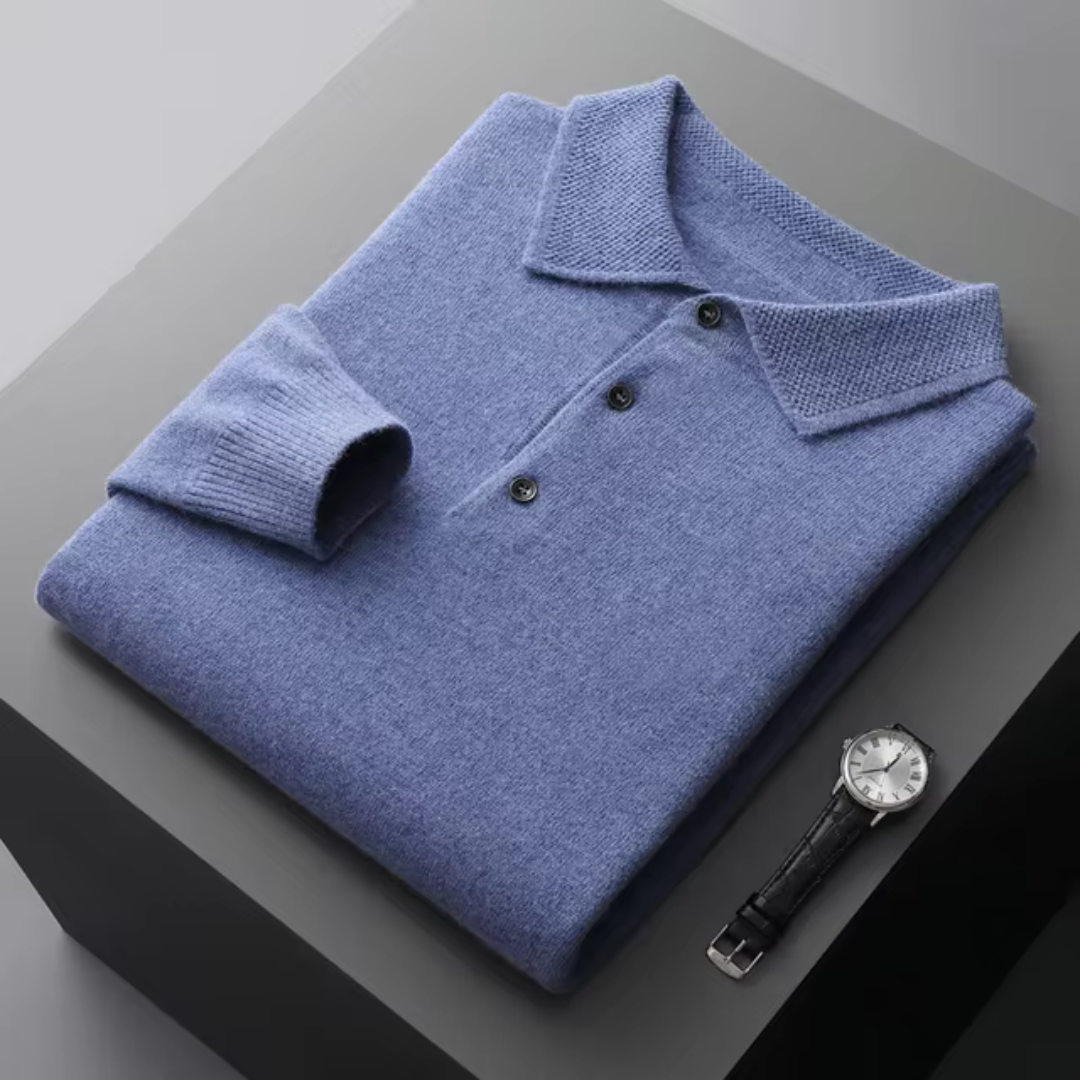 Pull Polo Homme Maille Élégante Coupe Moderne