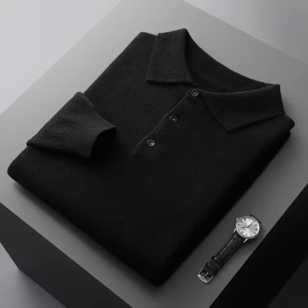 Pull Polo Homme Maille Élégante Coupe Moderne