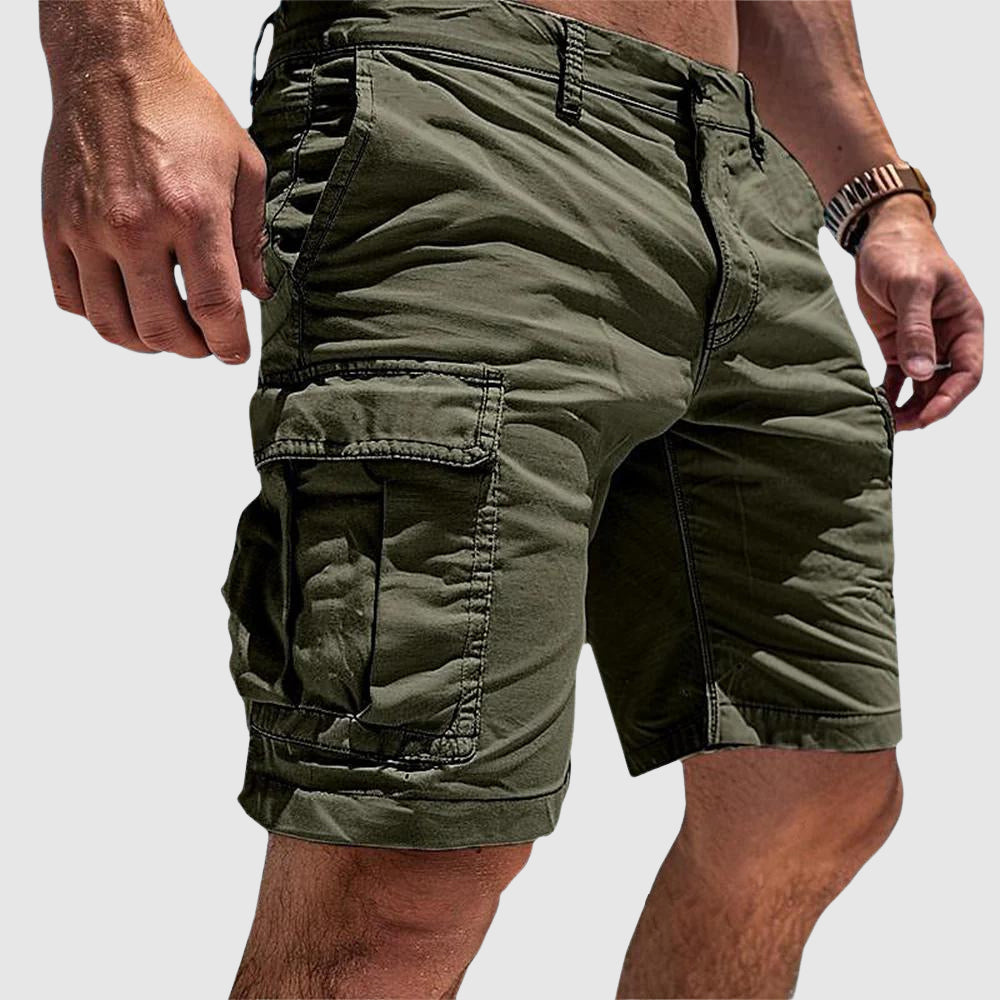 Short cargo homme à poches latérales et coupe décontractée