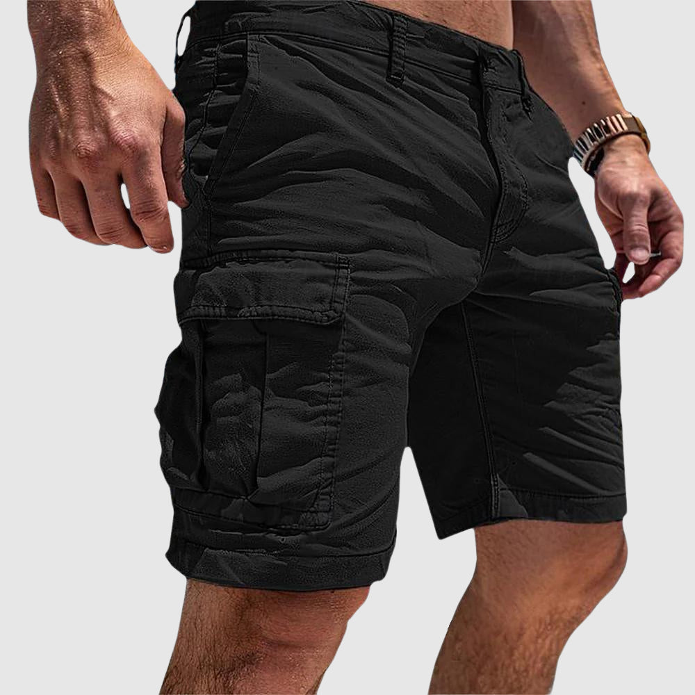 Short cargo homme à poches latérales et coupe décontractée