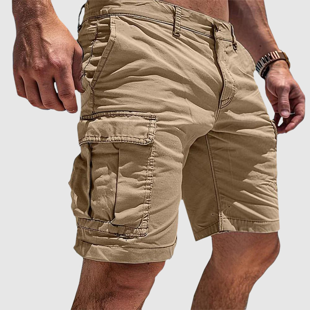 Short cargo homme à poches latérales et coupe décontractée