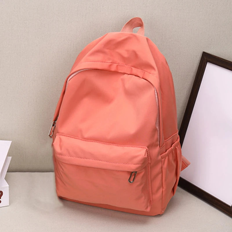 Sac à dos scolaire, cartable, sac à dos pour femme en nylon imperméable grande capacité