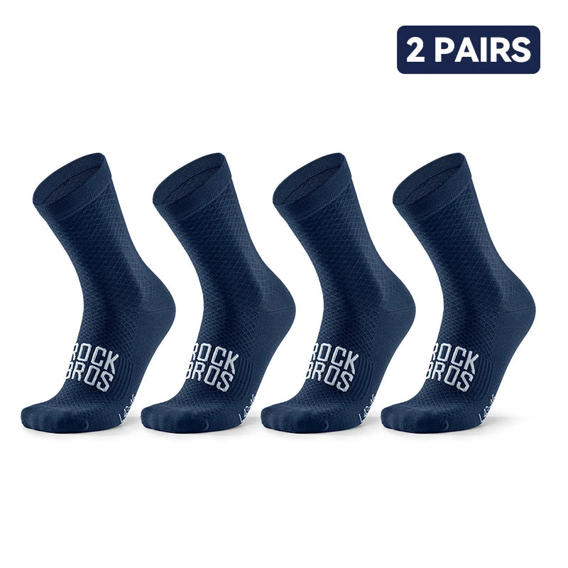 Lot de 2 paires de chaussettes de cyclisme respirantes