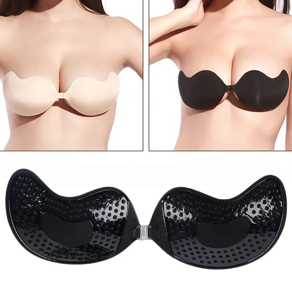 Soutien-gorge invisible adhésif push-up sans bretelles