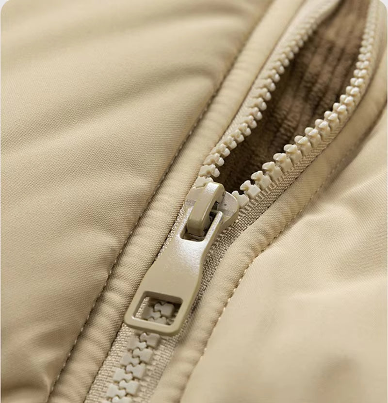 Veste matelassée homme à capuche et fermeture zippée