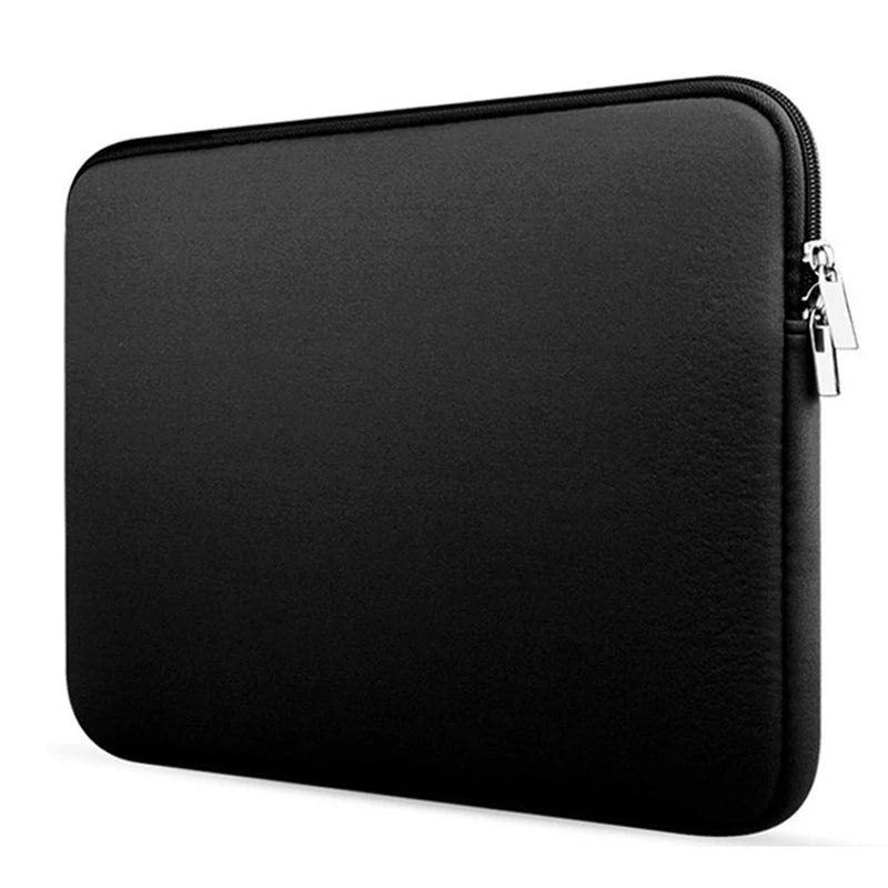 Housse laptop matelassée avec double fermeture zippée