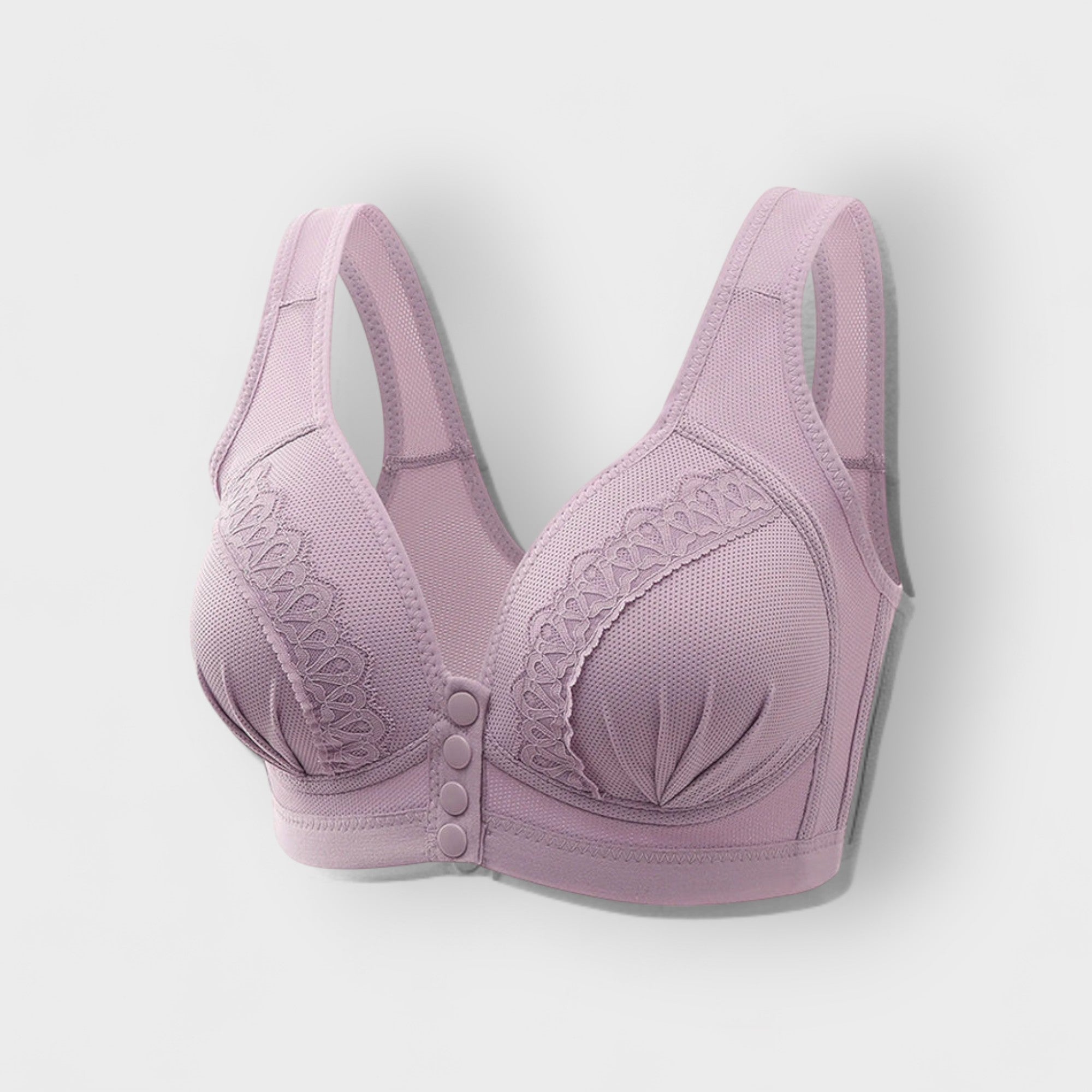 Soutien-gorge confort en coton à fermeture avant – Maintien naturel