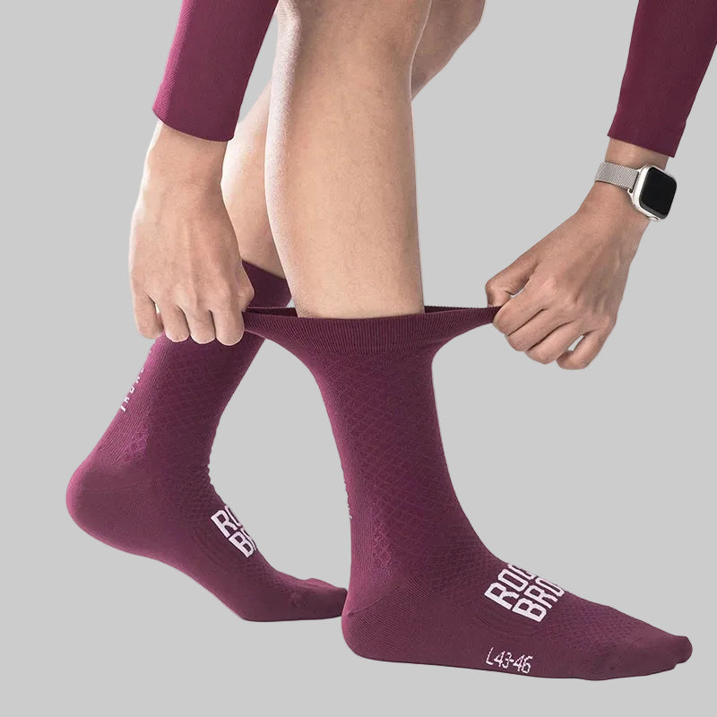 Lot de 2 paires de chaussettes de cyclisme respirantes