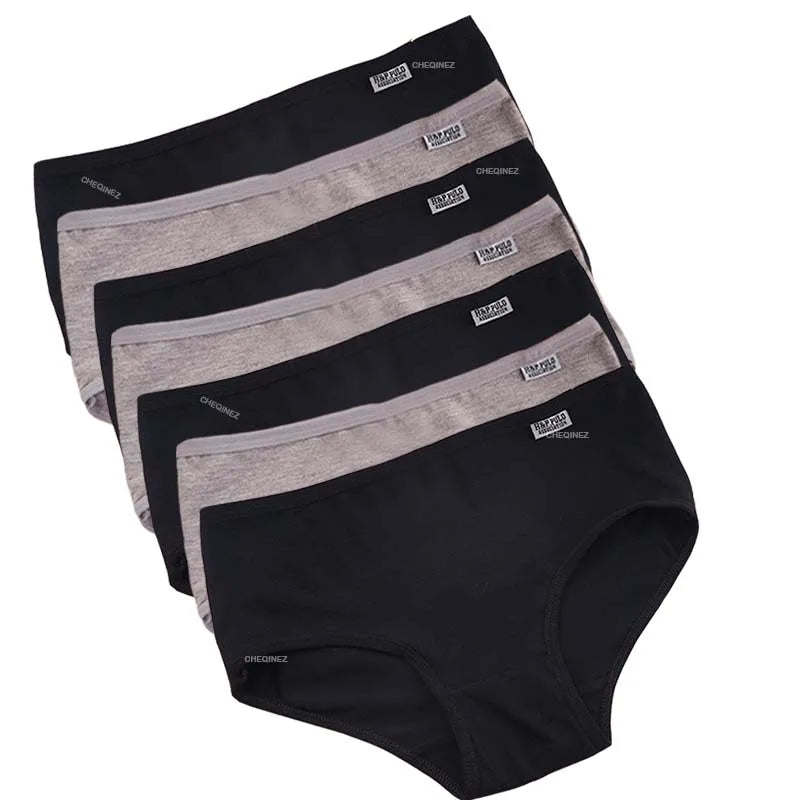 Lot de 7 culottes femme en coton extensible respirant taille moyenne – sous-vêtements confortables, qualité durable