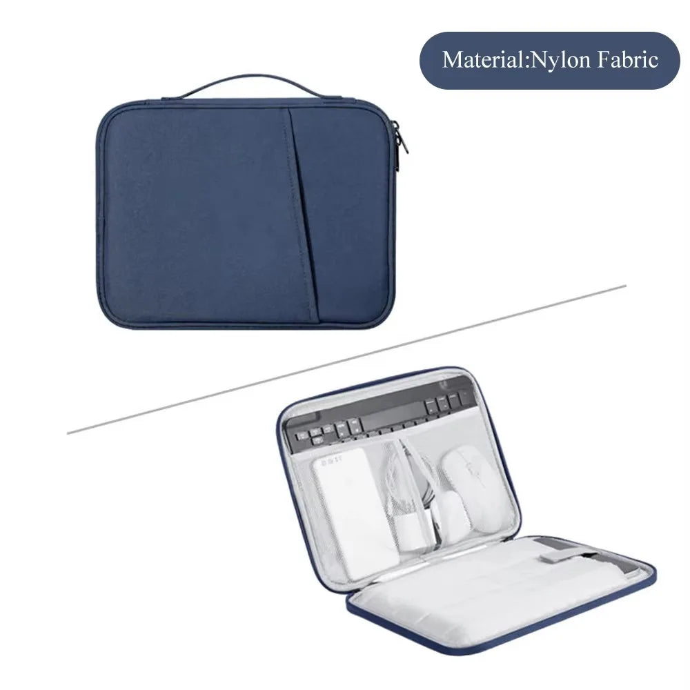 Housse tablette 11 à 13 pouces avec poignée et rangements
