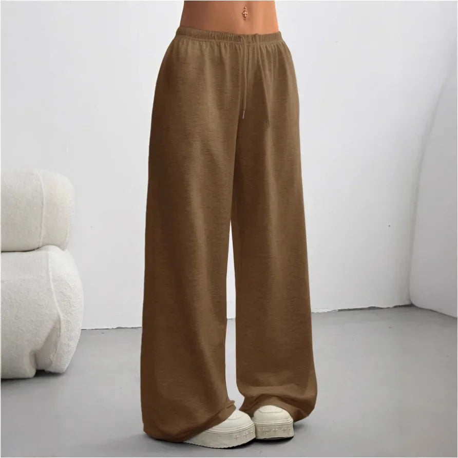 Pantalon Jogging Large Femme au Style Décontracté et Confortable