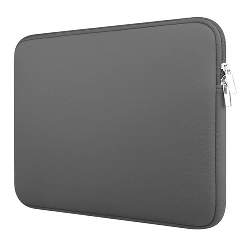 Housse laptop matelassée avec double fermeture zippée