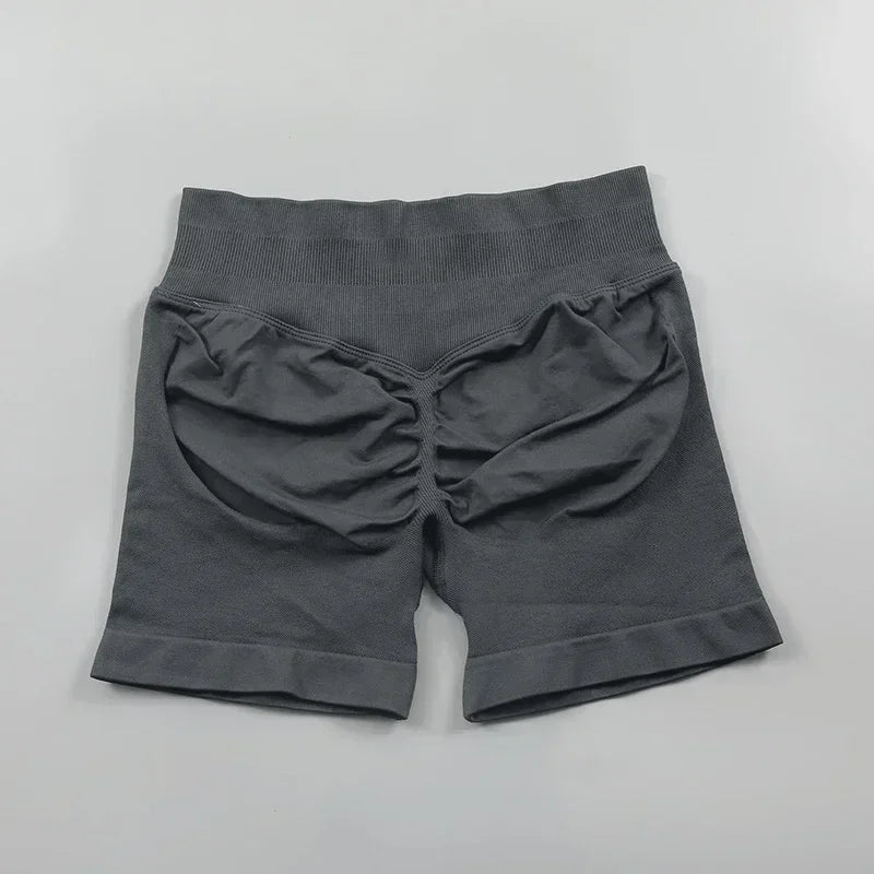 Shorts de sport ajustés |   Short de sport pour femmes, 4.5 pouces, pour gymnastique, Yoga, course à pied, exercice, tricot de qualité, respirant, sans couture, vêtements de mise en forme