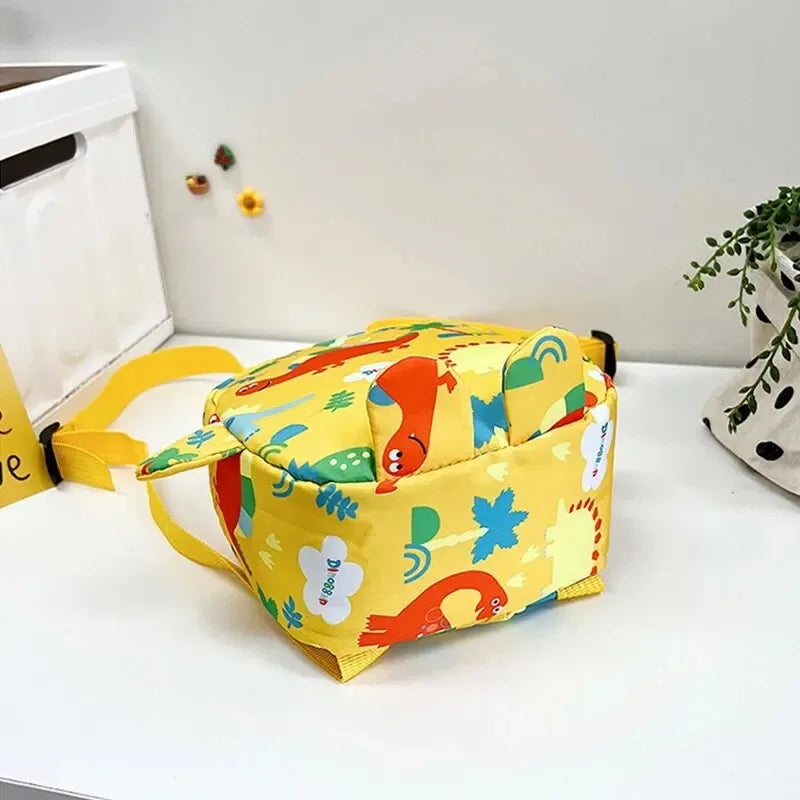 Sac à dos enfant dinosaure en nylon pour école maternelle