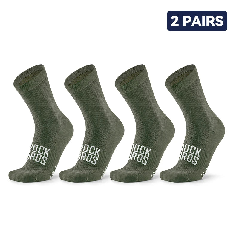 Lot de 2 paires de chaussettes de cyclisme respirantes