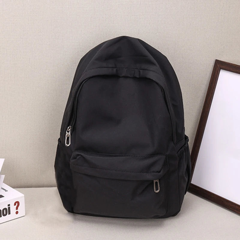 Sac à dos scolaire, cartable, sac à dos pour femme en nylon imperméable grande capacité
