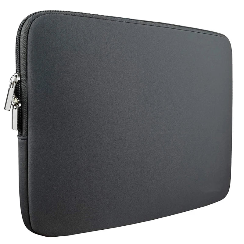 Housse laptop matelassée avec double fermeture zippée