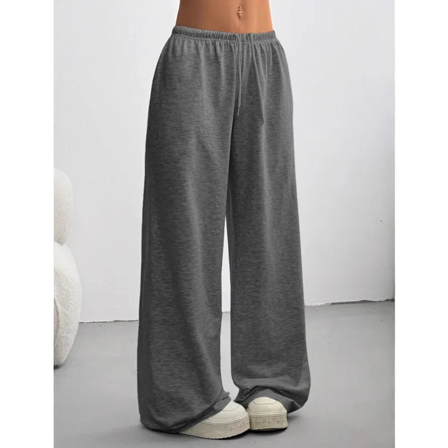 Pantalon Jogging Large Femme au Style Décontracté et Confortable