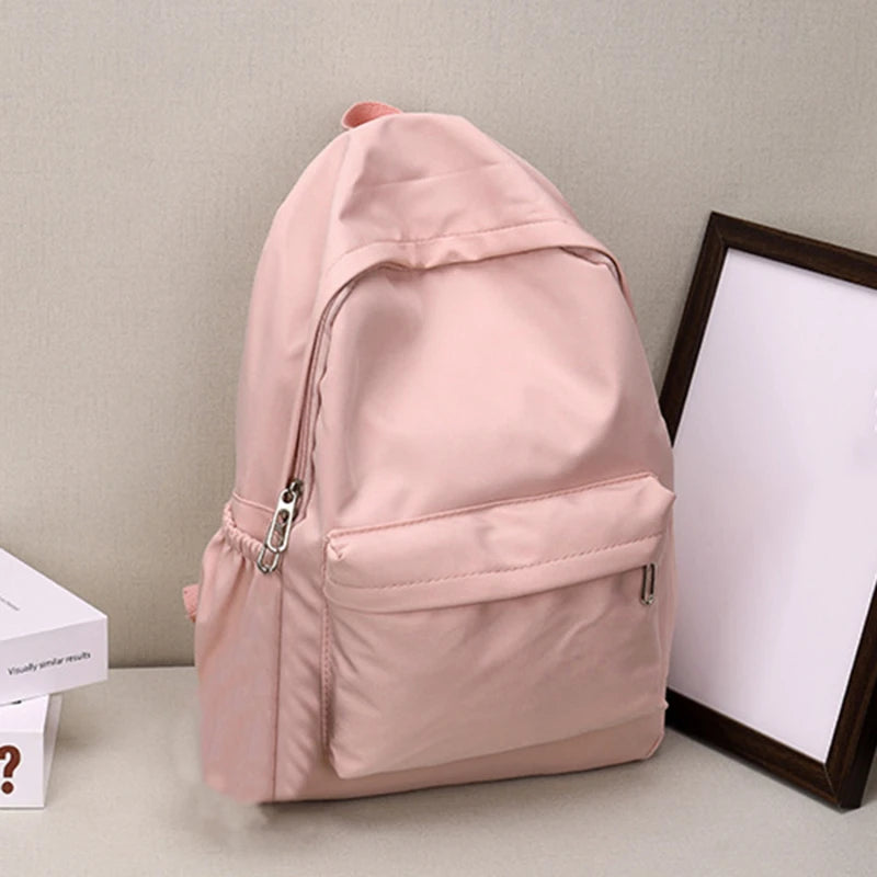Sac à dos scolaire, cartable, sac à dos pour femme en nylon imperméable grande capacité