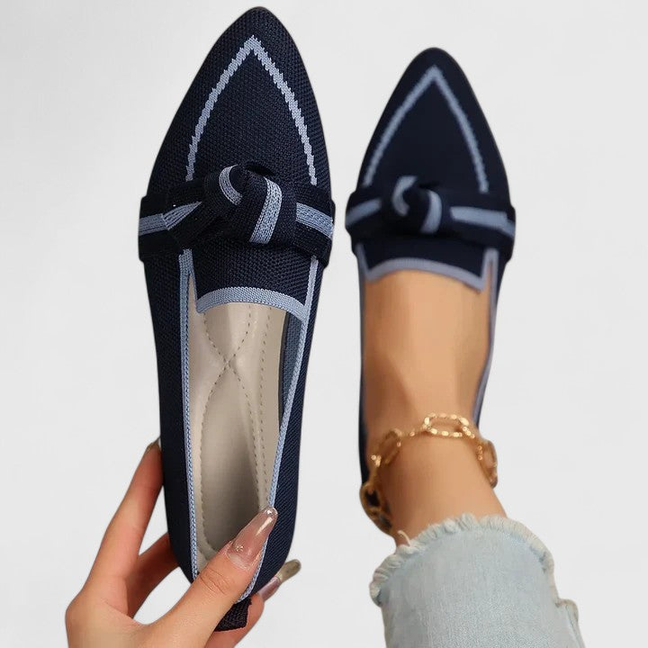 Mocassins femme à enfiler avec bout pointu