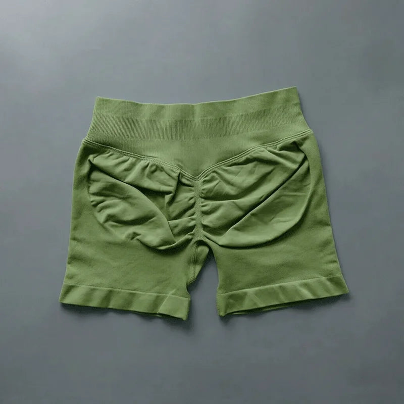 Shorts de sport ajustés |   Short de sport pour femmes, 4.5 pouces, pour gymnastique, Yoga, course à pied, exercice, tricot de qualité, respirant, sans couture, vêtements de mise en forme