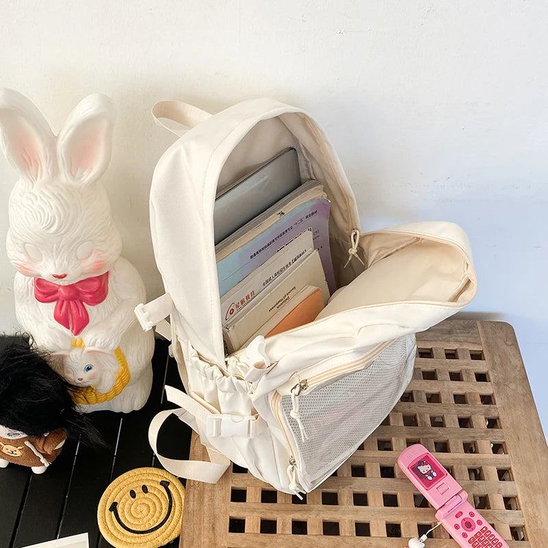 Sac à dos femme Ita Bag transparent grande capacité – Sac scolaire, cartable, sac à livres, sac de sport et de voyage