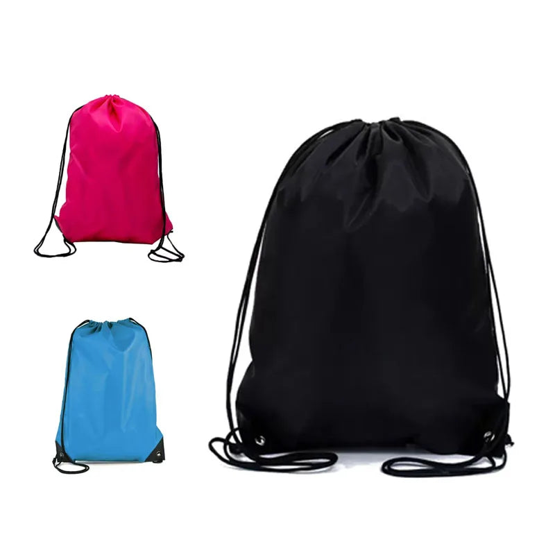 Sac à cordon en polyester léger pour sport et voyage