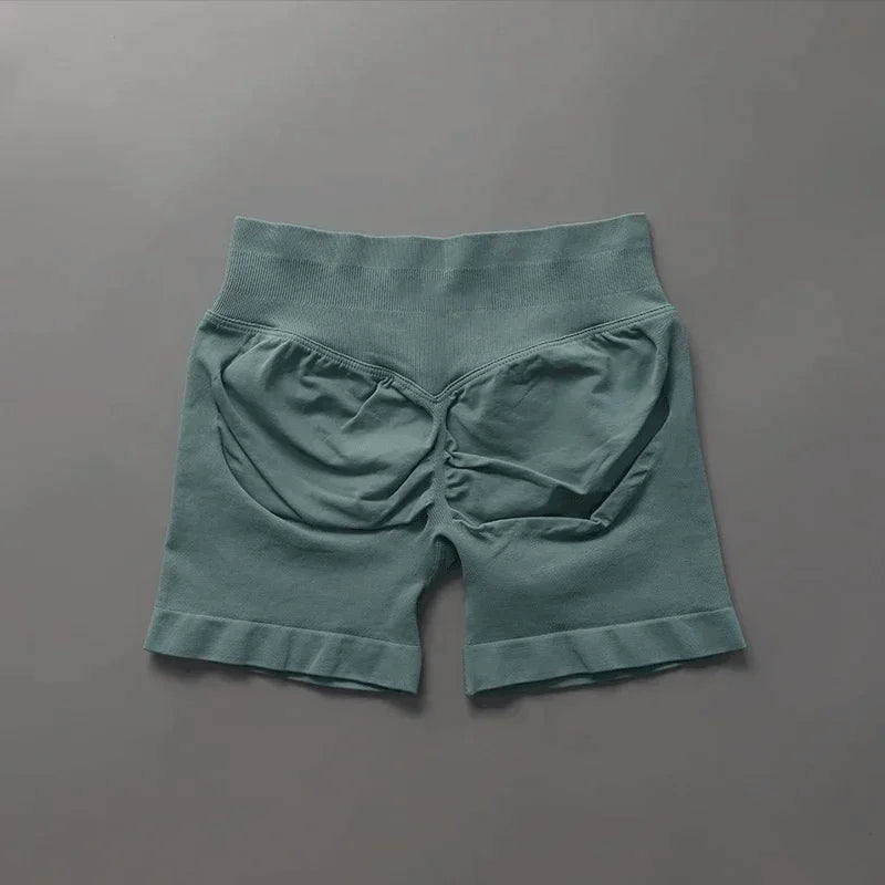 Shorts de sport ajustés |   Short de sport pour femmes, 4.5 pouces, pour gymnastique, Yoga, course à pied, exercice, tricot de qualité, respirant, sans couture, vêtements de mise en forme