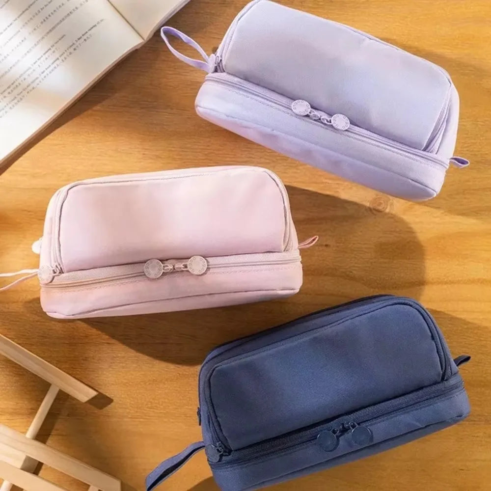 Trousse scolaire grande capacité à compartiments multiples