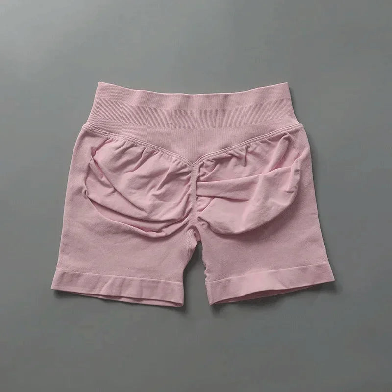 Shorts de sport ajustés |   Short de sport pour femmes, 4.5 pouces, pour gymnastique, Yoga, course à pied, exercice, tricot de qualité, respirant, sans couture, vêtements de mise en forme