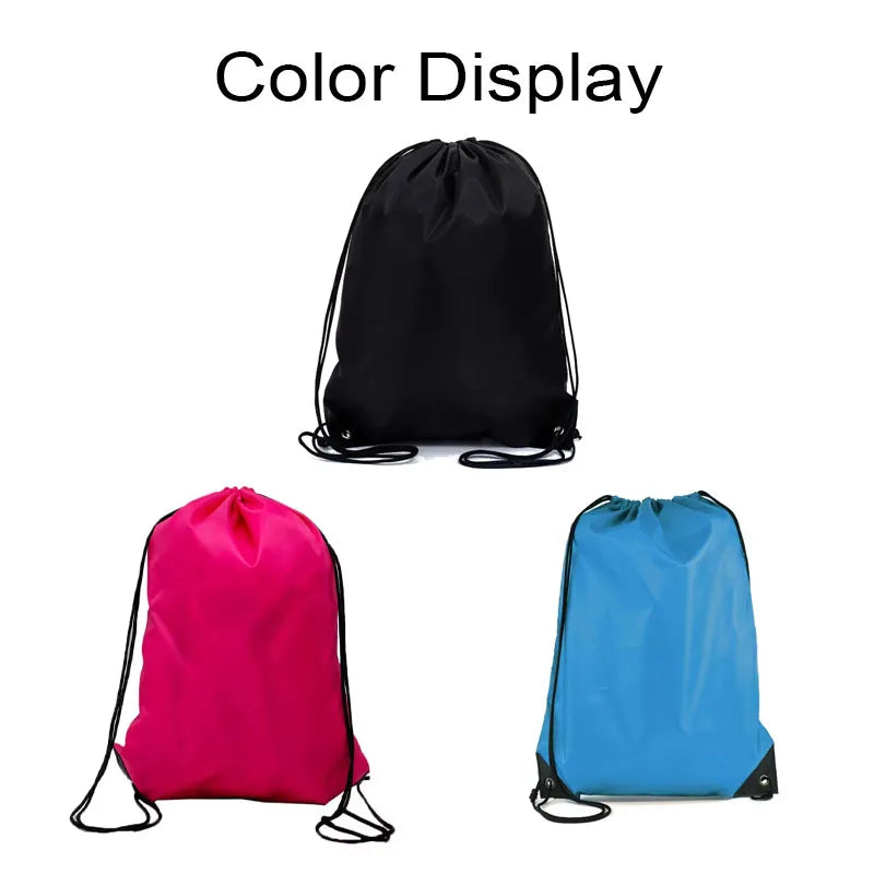 Sac à cordon en polyester léger pour sport et voyage
