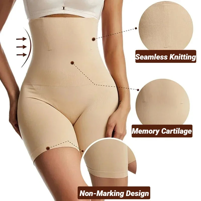 Culotte gainante femme taille haute sculptante sans couture