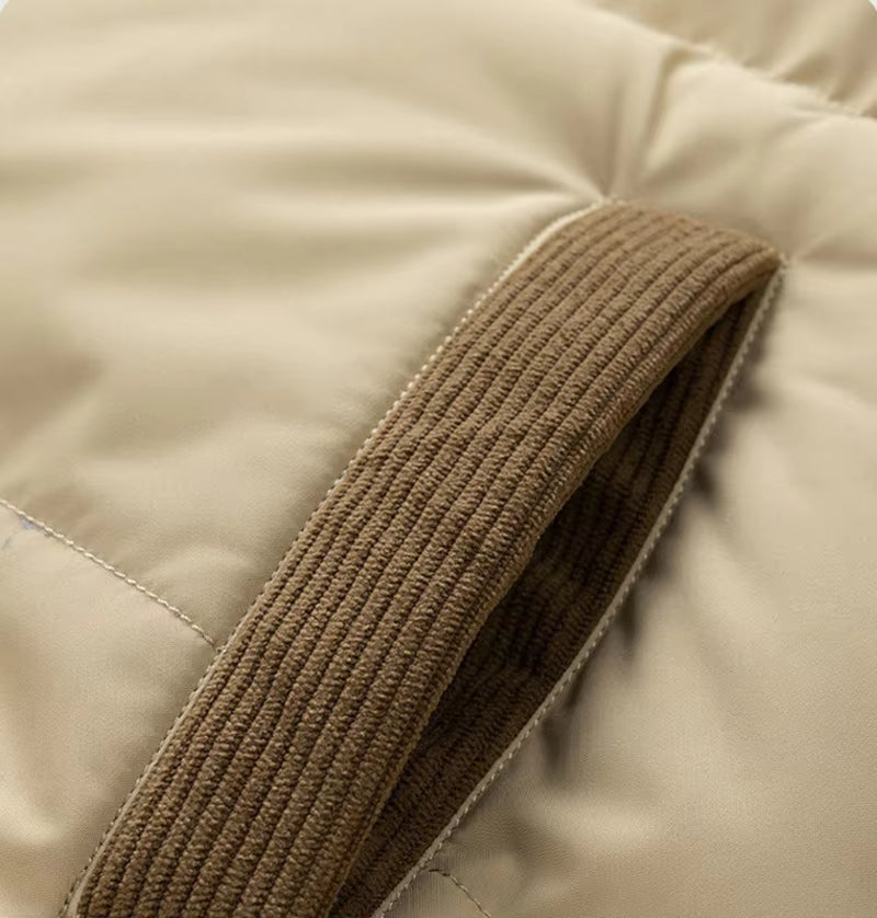 Veste matelassée homme à capuche et fermeture zippée