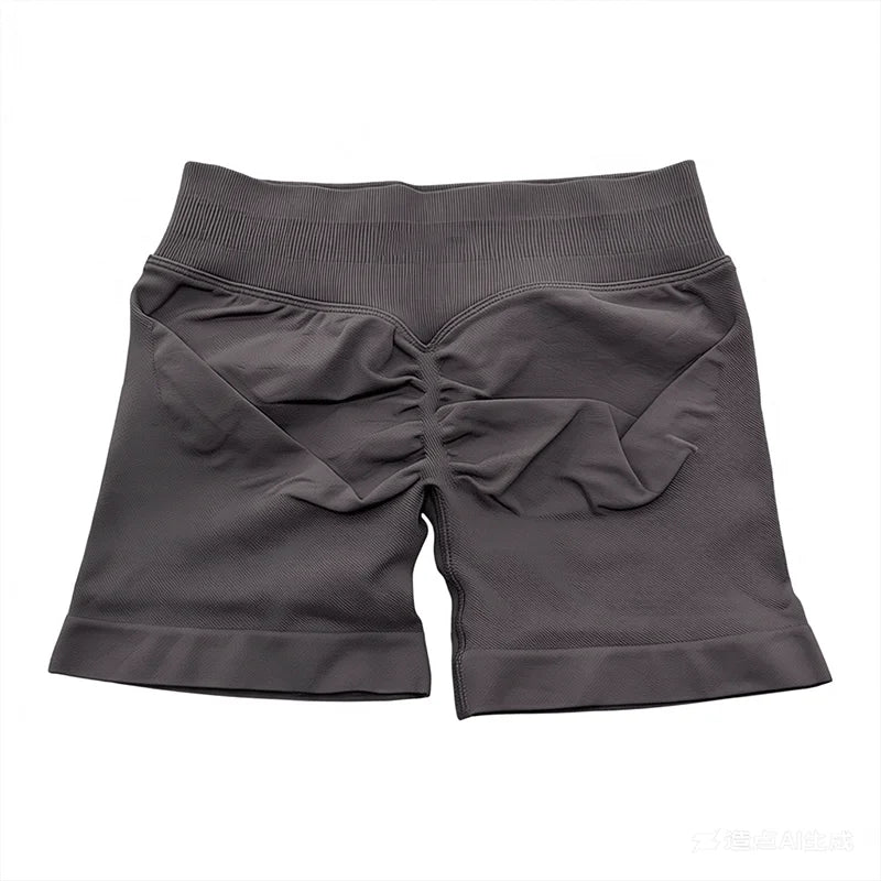 Shorts de sport ajustés |   Short de sport pour femmes, 4.5 pouces, pour gymnastique, Yoga, course à pied, exercice, tricot de qualité, respirant, sans couture, vêtements de mise en forme