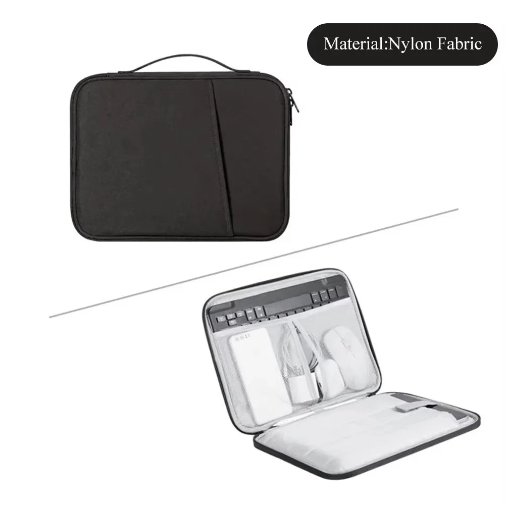 Housse tablette 11 à 13 pouces avec poignée et rangements