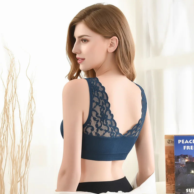 Soutien-gorge en dentelle sans armature – Confort léger et élégance
