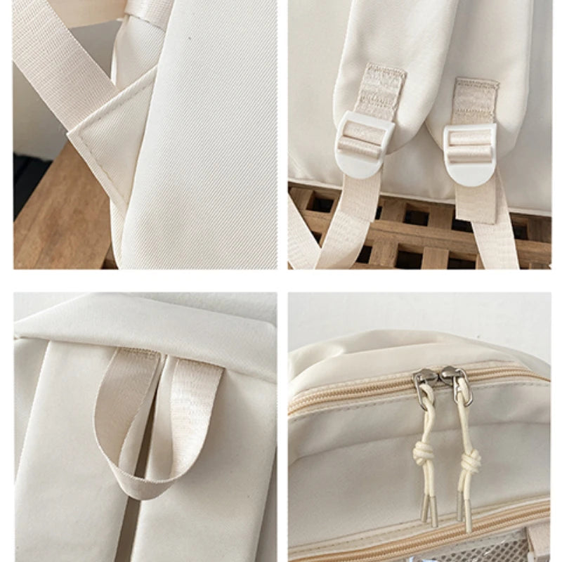Sac à dos femme Ita Bag transparent grande capacité – Sac scolaire, cartable, sac à livres, sac de sport et de voyage