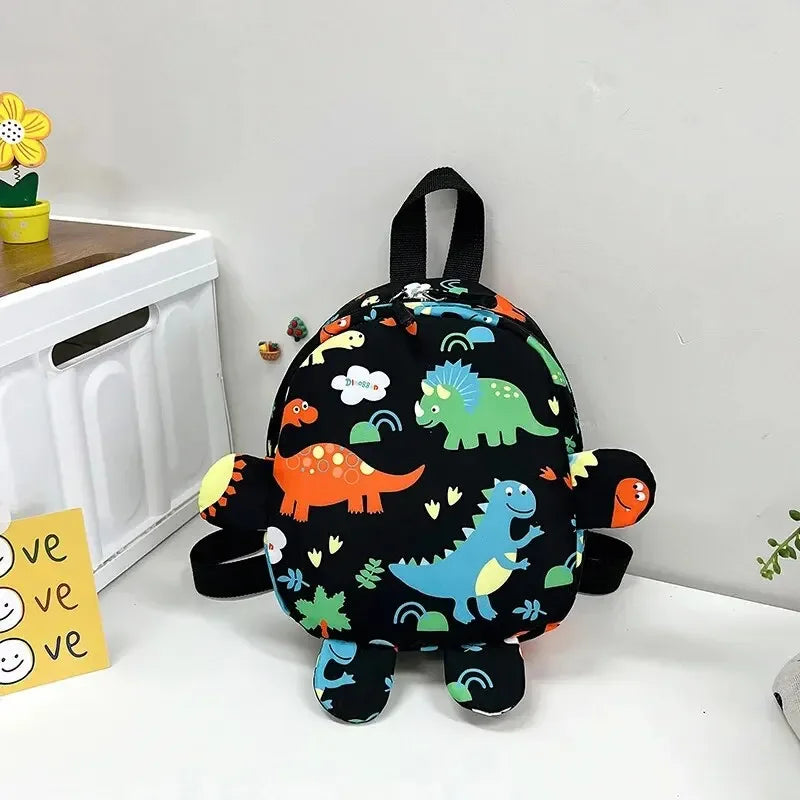 Sac à dos enfant dinosaure en nylon pour école maternelle