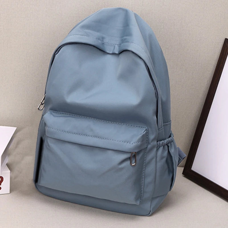 Sac à dos scolaire, cartable, sac à dos pour femme en nylon imperméable grande capacité
