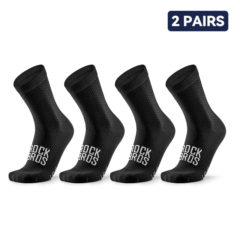 Lot de 2 paires de chaussettes de cyclisme respirantes