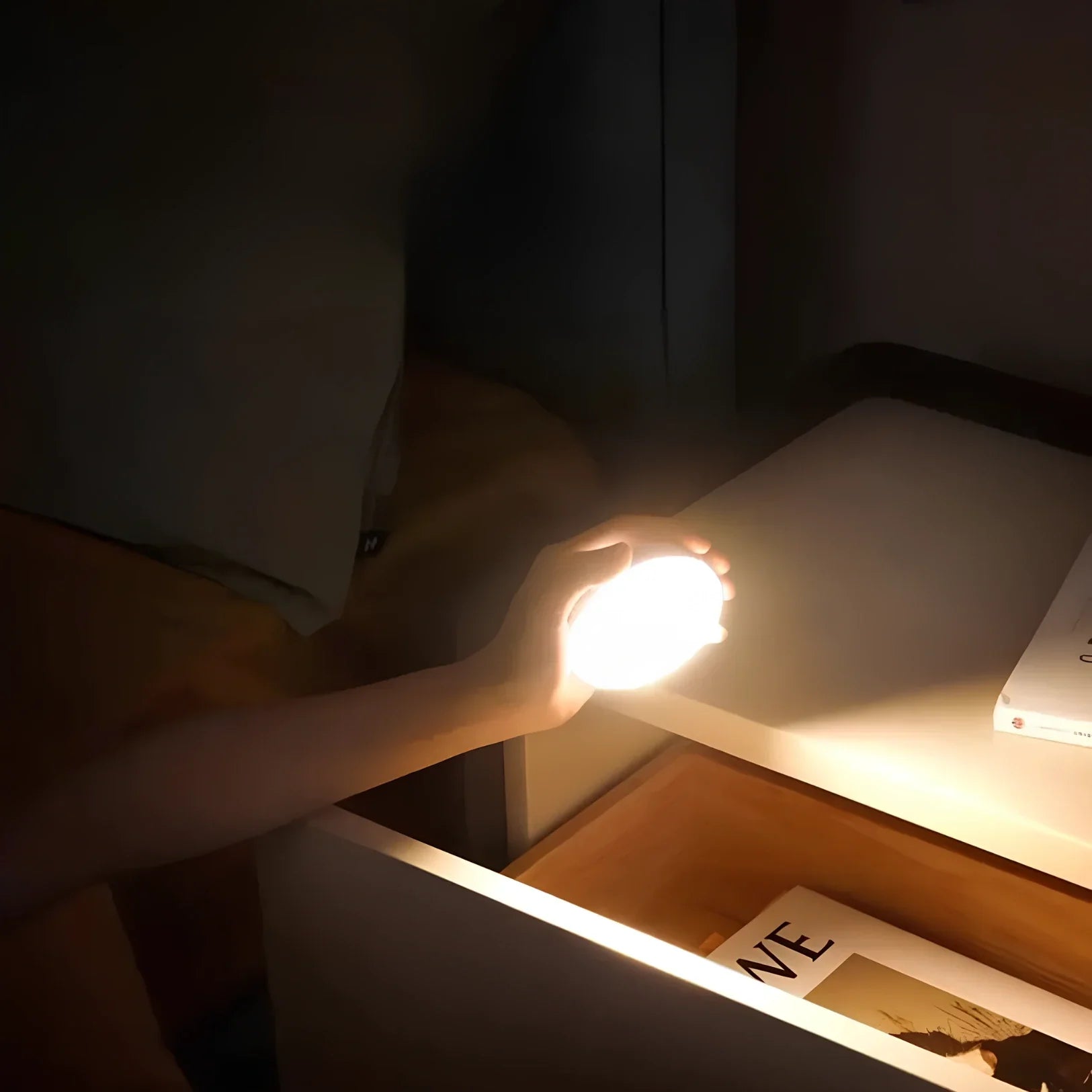 Lampe murale LED à détection de mouvement – Éclairage automatique rechargeable USB