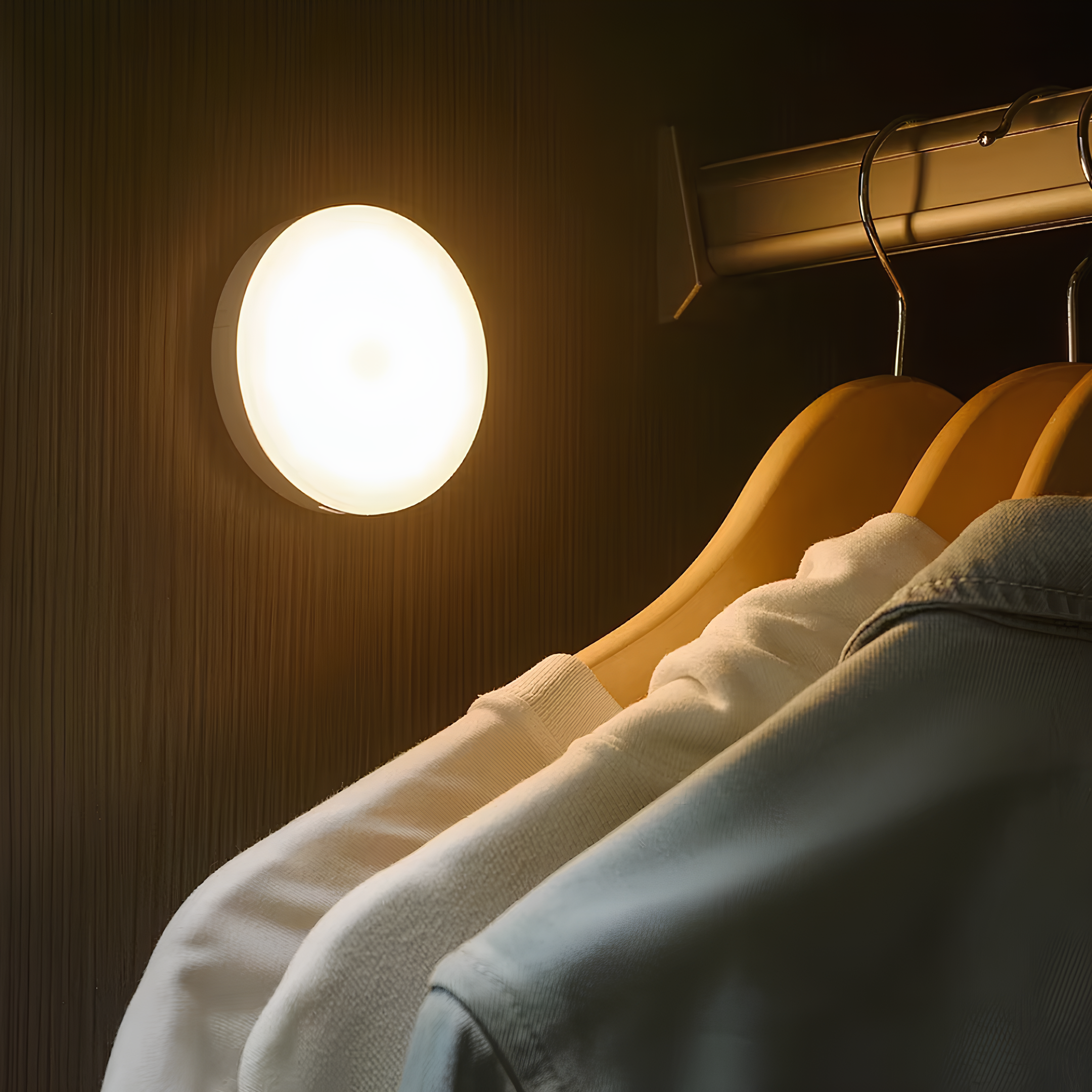 Lampe murale LED à détection de mouvement – Éclairage automatique rechargeable USB