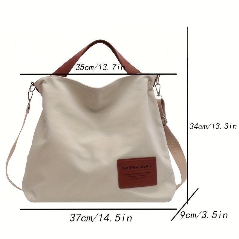 Sac bandoulière en toile élégant – pratique, minimaliste et polyvalent