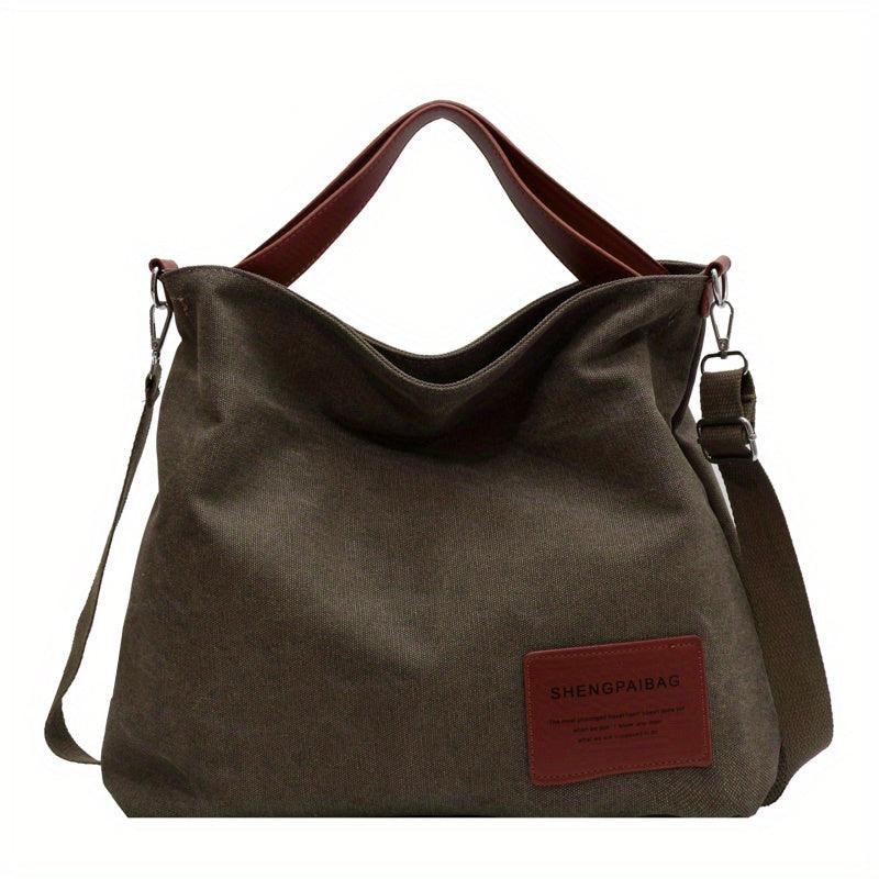 Sac bandoulière en toile élégant – pratique, minimaliste et polyvalent