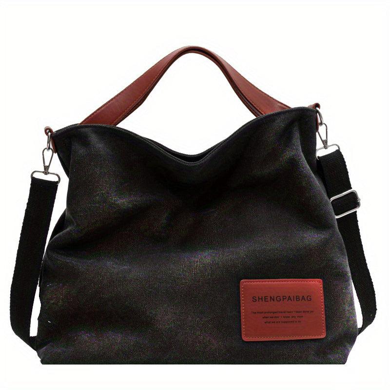 Sac bandoulière en toile élégant – pratique, minimaliste et polyvalent
