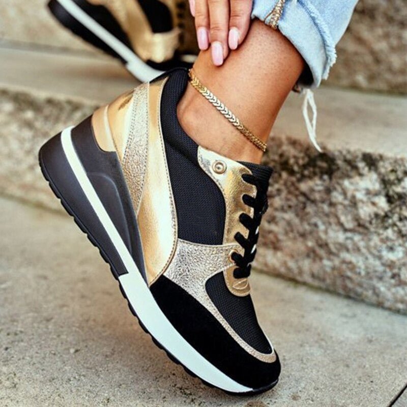 Baskets Orthopédiques Femme à Plateforme | Confort et Style