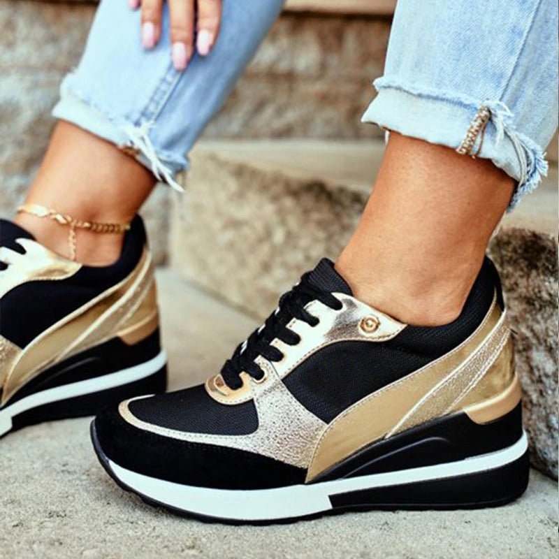 Baskets Orthopédiques Femme à Plateforme | Confort et Style